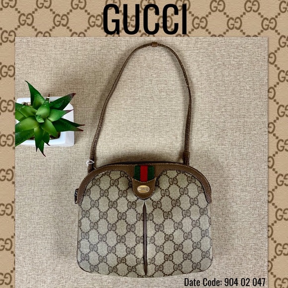 Gucci Handbags - Gucci Shoulder Bag Sherry Brown PVC